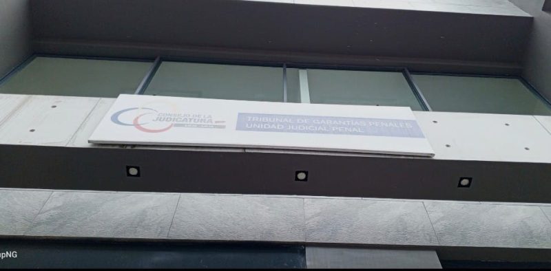 A las 11:00, del último miércoles fue la diligencia judicial.