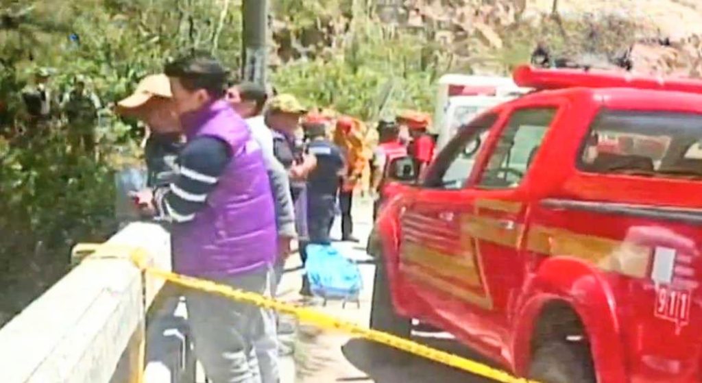 Los organismos de socorro y vigilancia fueron al lugar del percance.