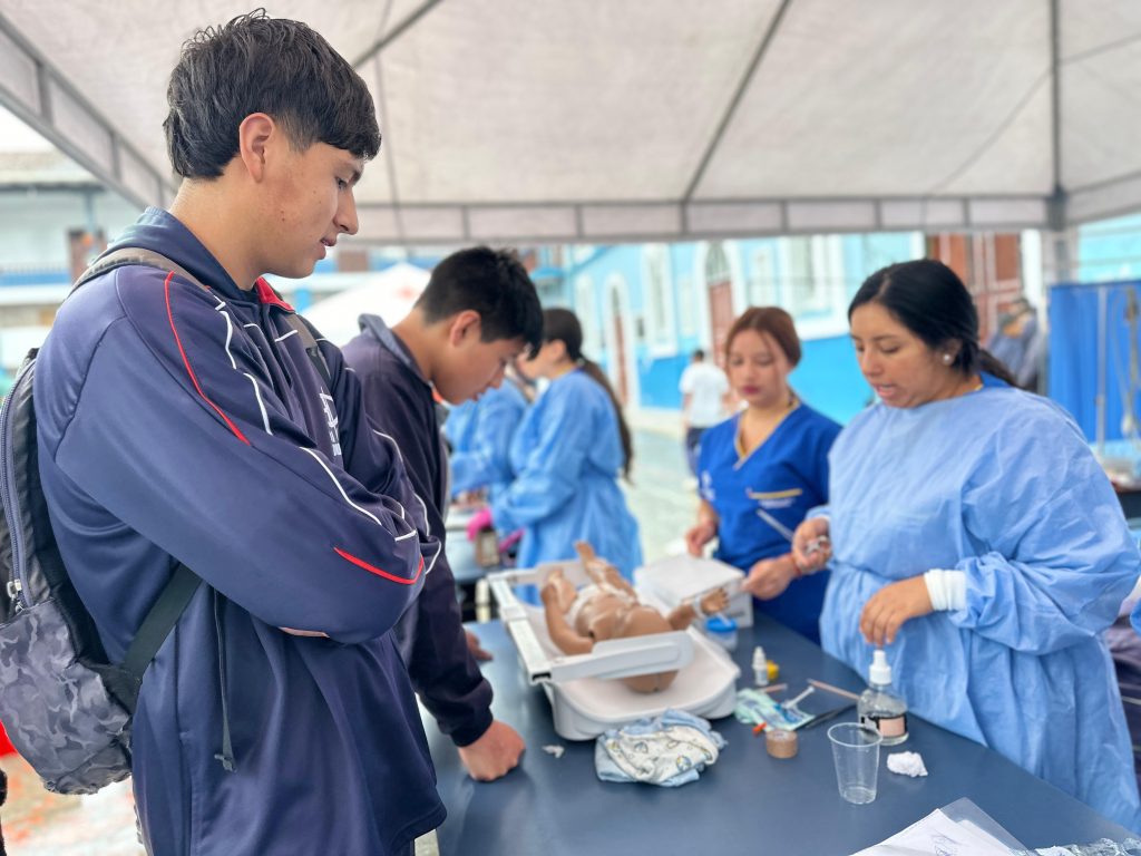Varias instituciones apoyaron en esta feria.