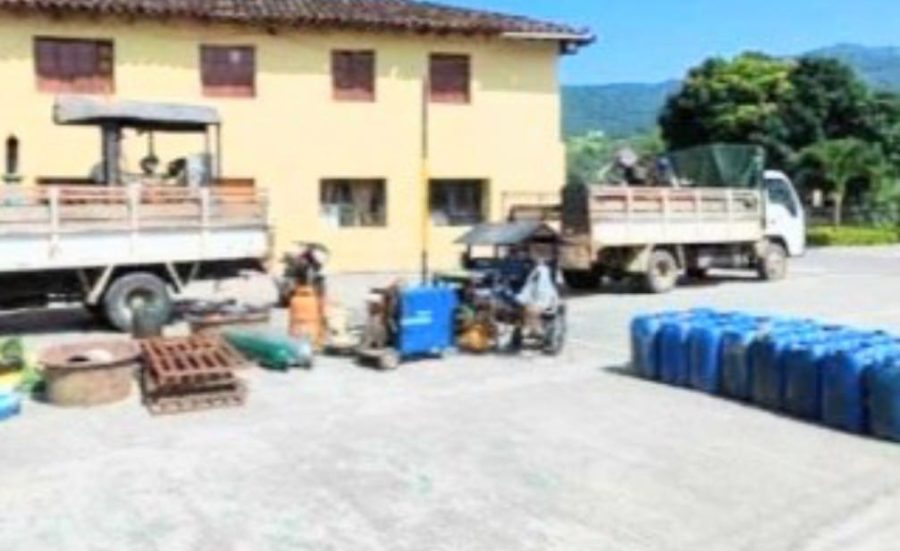 El decomiso del material fue el último viernes de marzo de 2024.