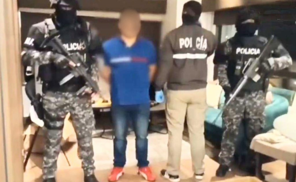 La Policía Nacional ejecutó el operativo junto a la Fiscalía General de Ecuador.