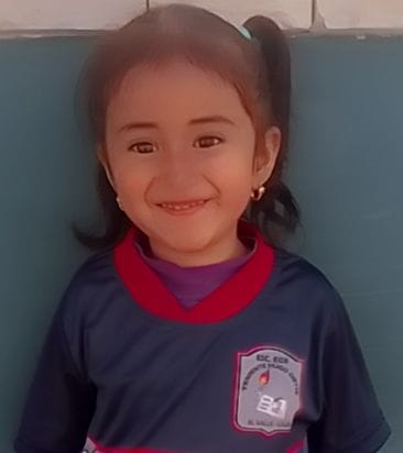 La niña estudia en la Escuela Teniente Hugo Ortiz, de El Valle, primer año de educación básica.