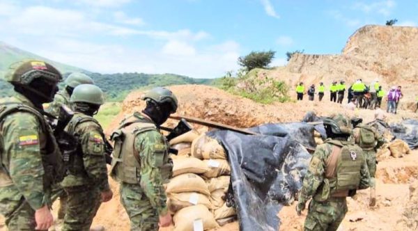 El hallazgo del material aurífero fue el martes 9 de abril de 2024.