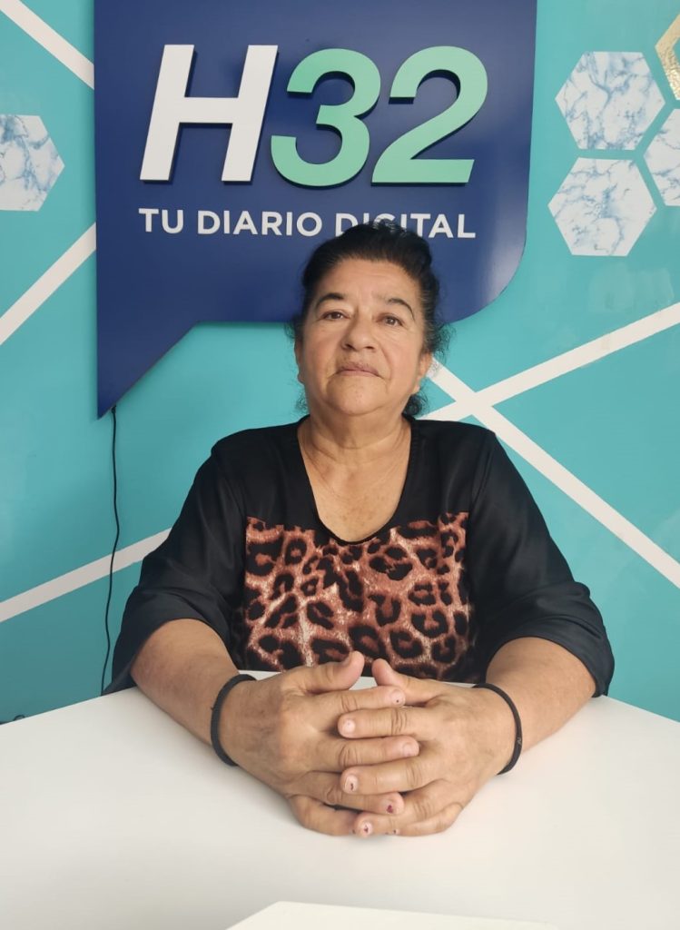 María Rosaura Castillo Camacho, madre de siete hijos, dice que al momento reside en la casa que se encuentra embargada.
