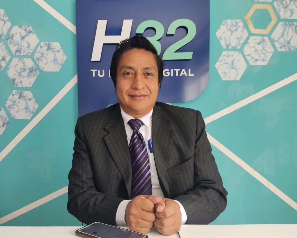Leonardo Ancelmo Castro Quichimbo, director provincial de Alianza Democrática Nacional.