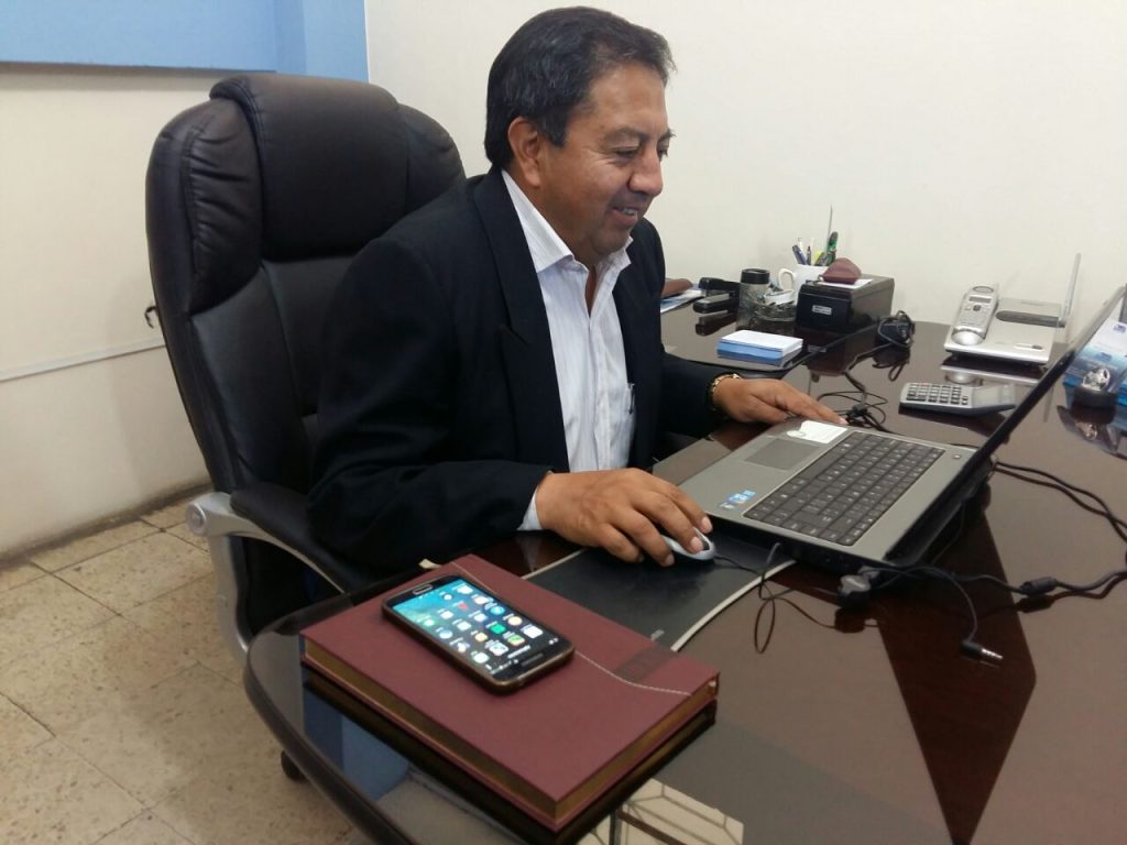 José Caraguay Medina, gerente de la Empresa.