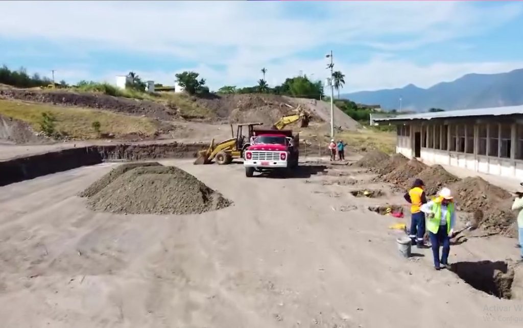 Los trabajos recientemente empezaron.