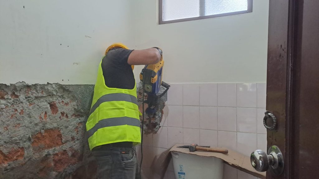 Los trabajos se están cumpliendo con normalidad.