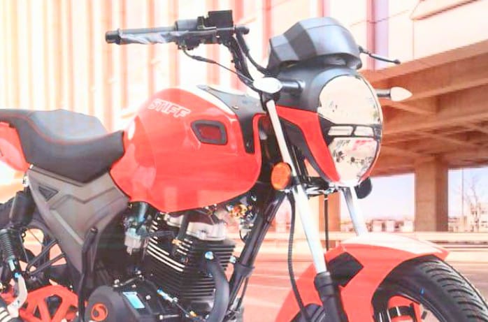 En una red social se ofrecía a la venta la motocicleta. (fotografía referencial)