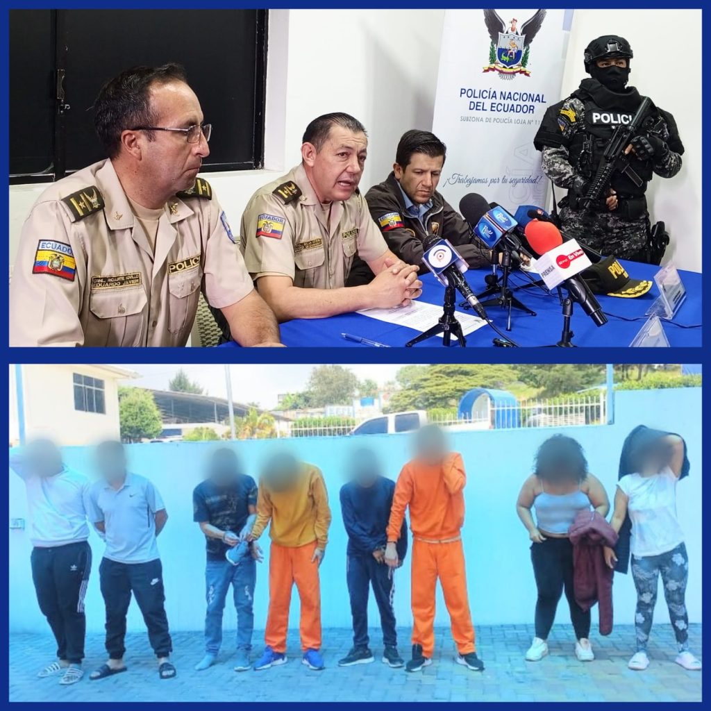 Hugo Silva Viteri indica que la Fiscalía y la Policía Nacional ejecutaron el operativo.