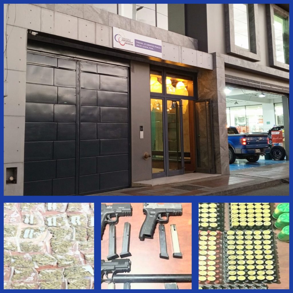 Los objetos que se encontraron en poder de los dos extranjeros.