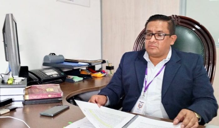 Sixto Pacheco Peralta, comisario primero de Policía del cantón Loja.