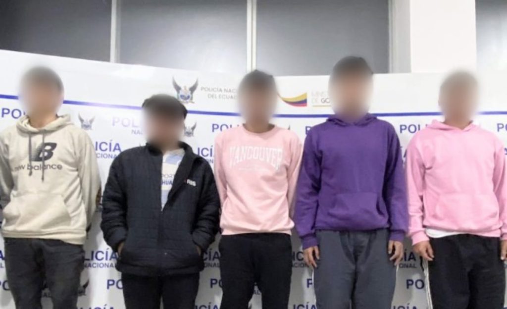 Los ciudadanos que se involucraron en el presunto delito de asalto y robo a personas.