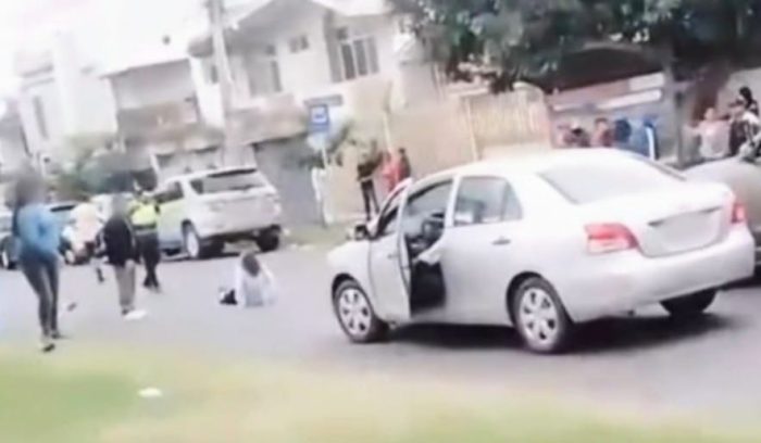 Los agentes civiles de la UCOT intervinieron.