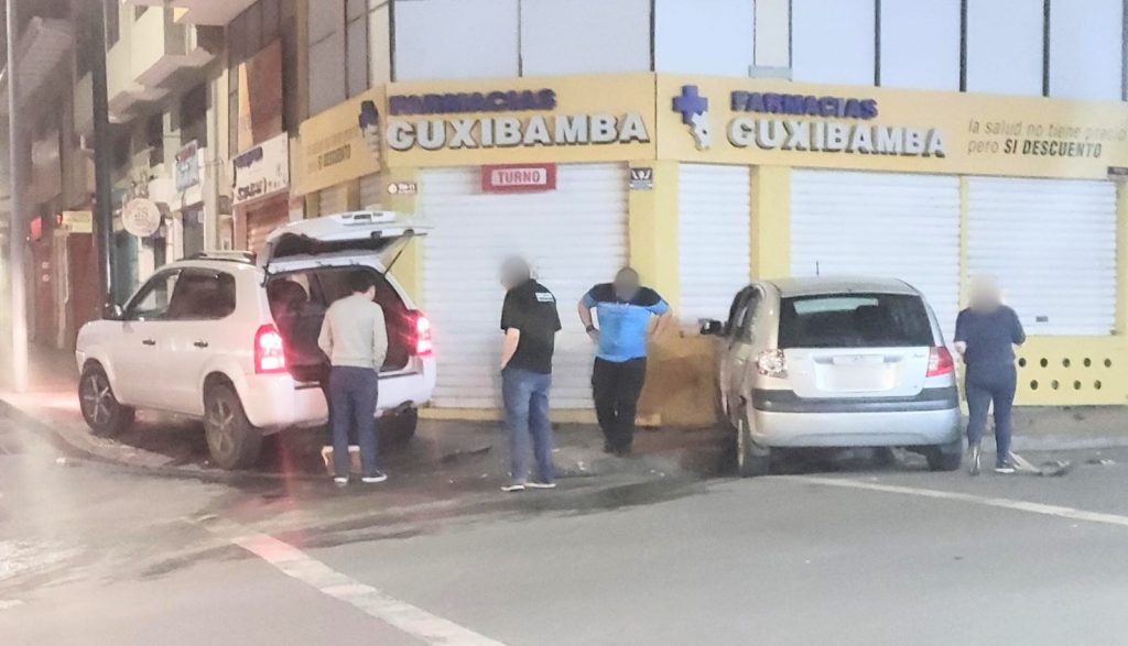 El percance ocurrió en las calles 18 de Noviembre y Mercadillo.