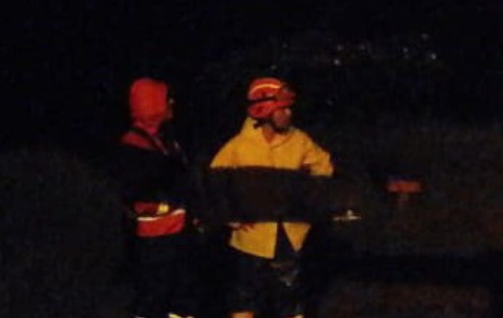 Los bomberos de la estación sur intervinieron en el rescate.