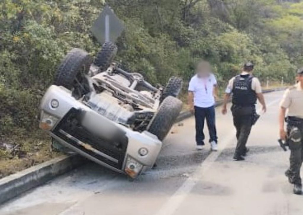 La pérdida del carril de circulación produjo el accidente de tránsito.