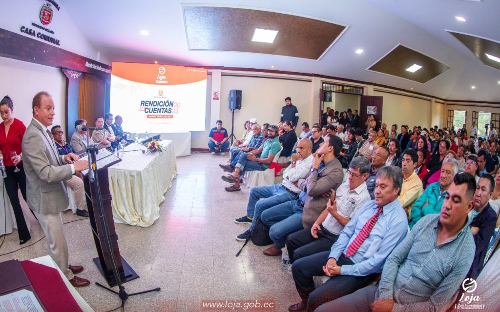 El informe de labores fue presentado el último viernes, 10 de mayo de 2024, en Vilcabamba.