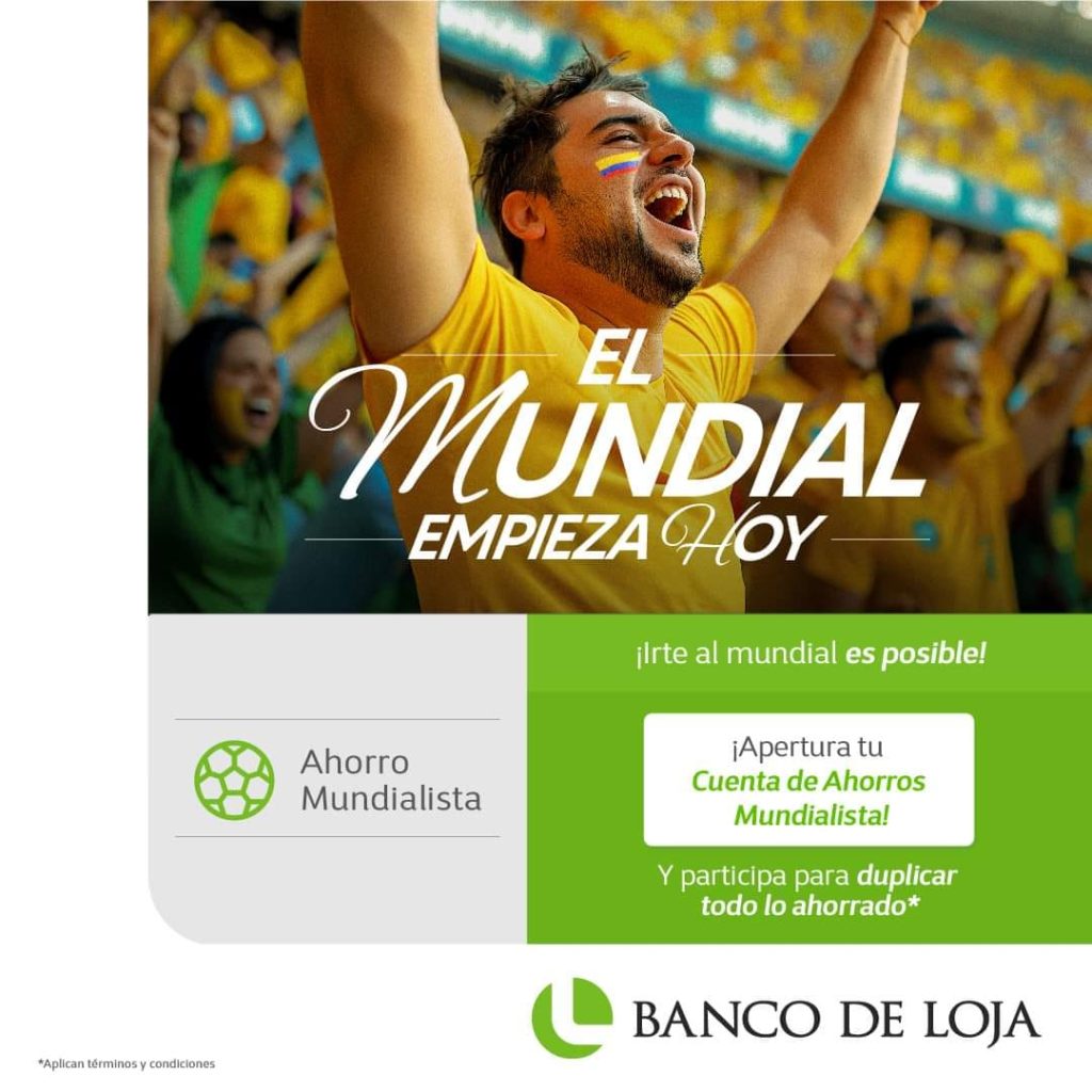 Promocional del nuevo producto que la entidad financiera pone al alcance de la ciudadanía lojana, particularmente de sus clientes.
