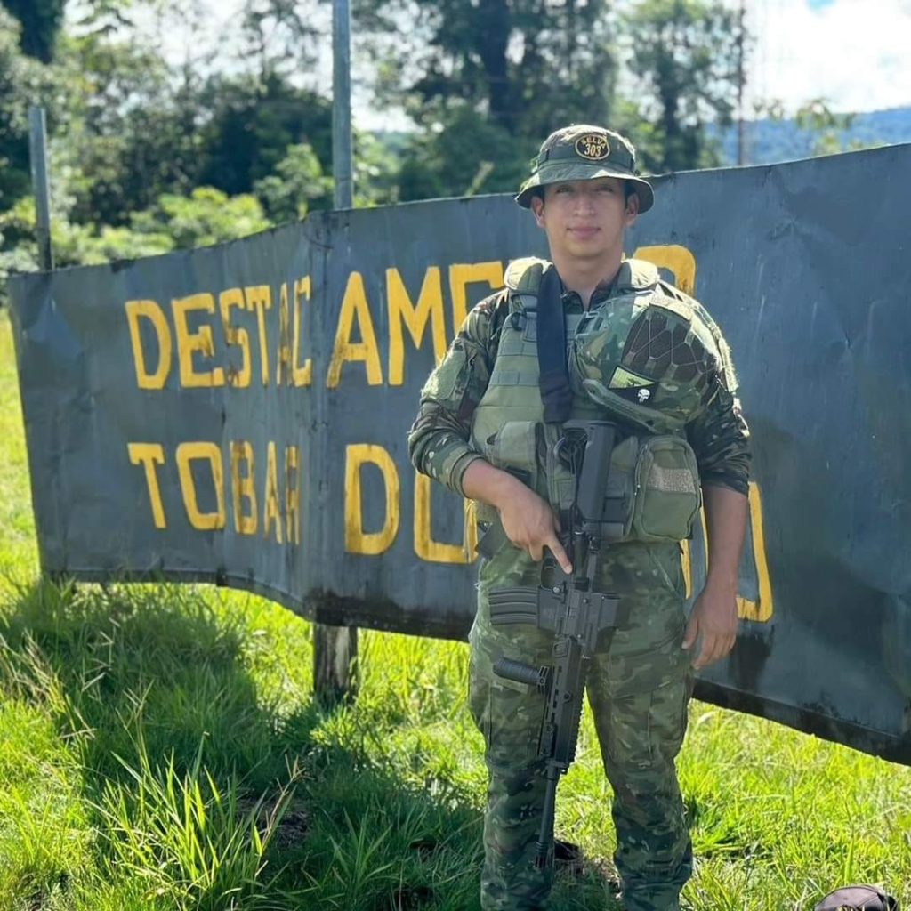 El joven pereció en el cumplimiento de su deber, el último sábado, 18 de mayo de 2024.