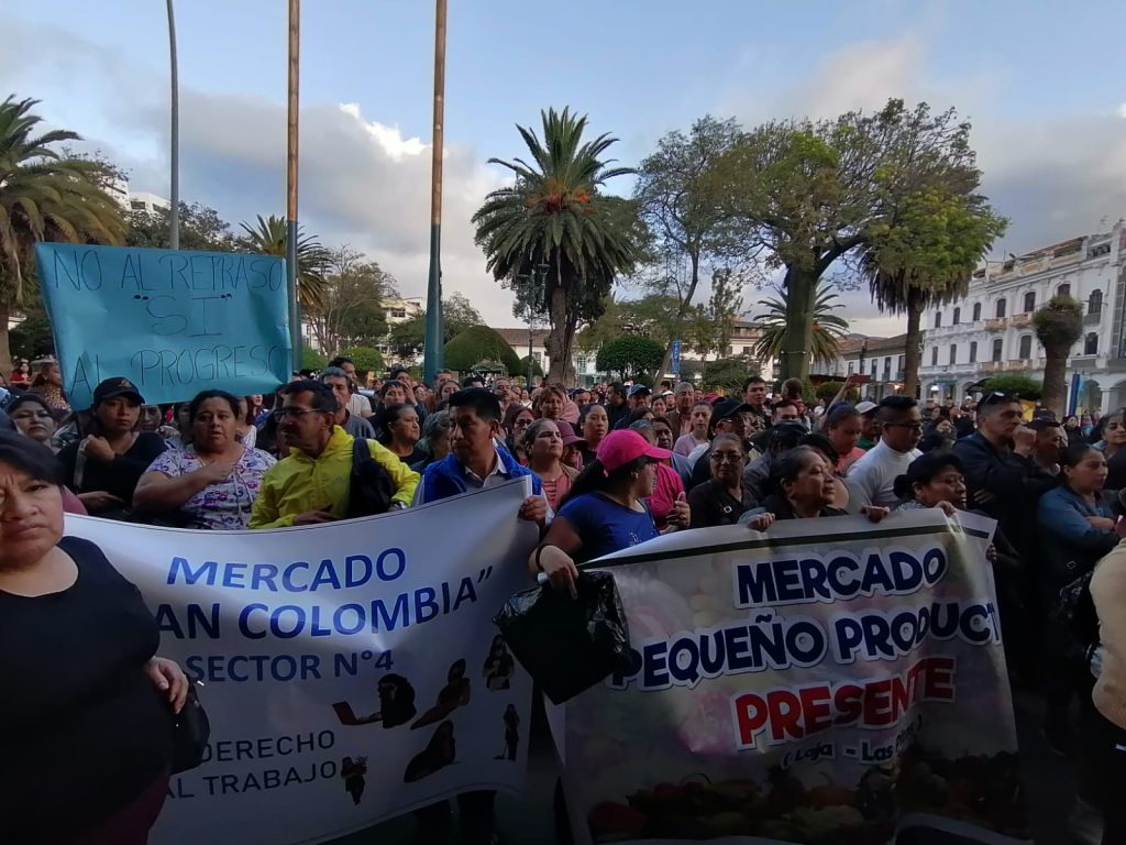 Se realizó una marcha a favor de aprobar la propuesta.
