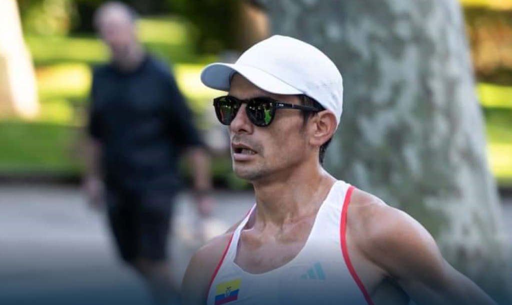 Jordy Jiménez, deportista de los registros lojanos.