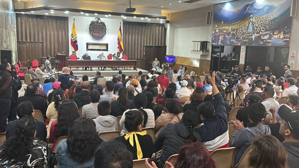 La Sesión de Cabildo duró alrededor de una hora y media.