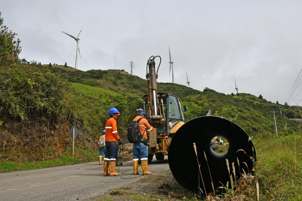 El Consorcio Catamayo está realizando los trabajos.