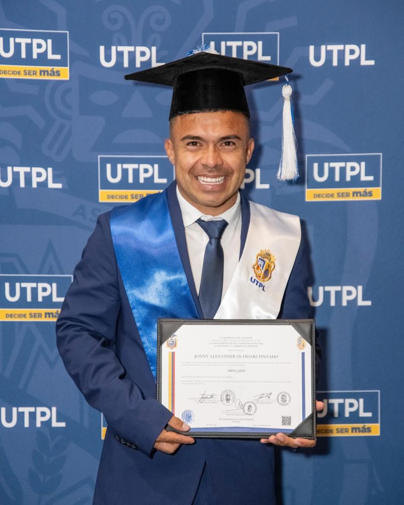 Jonny Uchuari Pintado, no solo destaca en el ámbito deportivo.