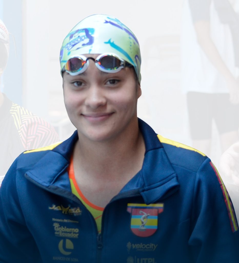 Daniela Contreras, nadadora lojana.