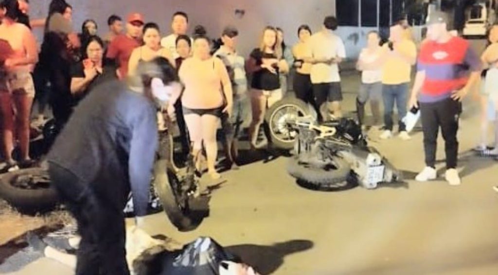 El accidente de tránsito ocurrió la noche del último lunes, a las 21:00.