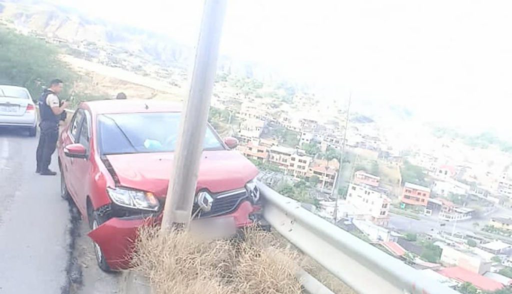 El accidente de tránsito fue a eso de las 08:00, del último martes.