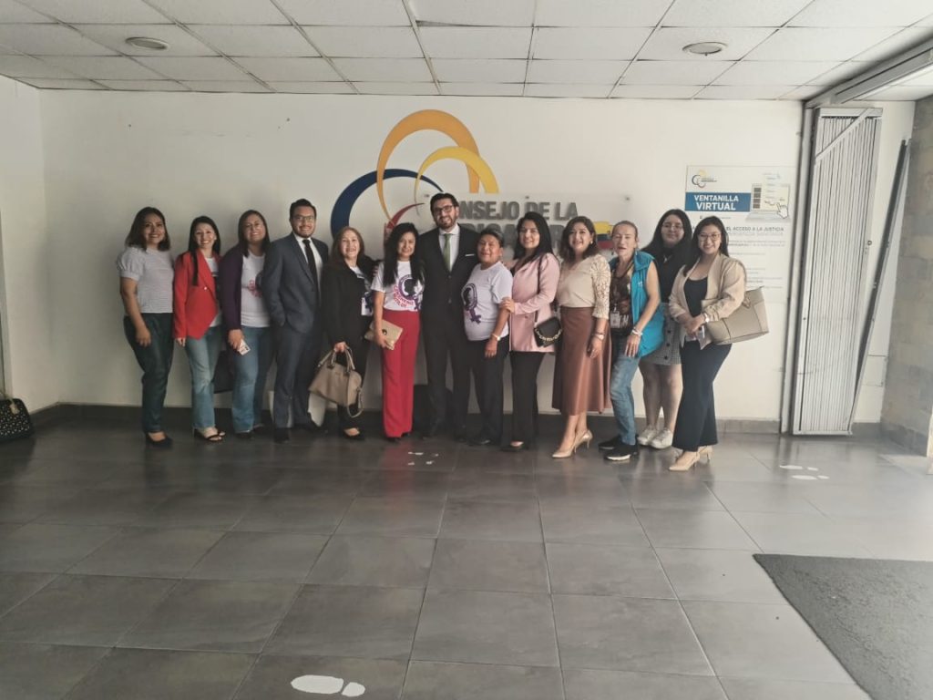 La audiencia se cumplió desde las 14:30 de este lunes, 3 de junio de 2024. Asistieron integrantes de la organización, abogado defensor.