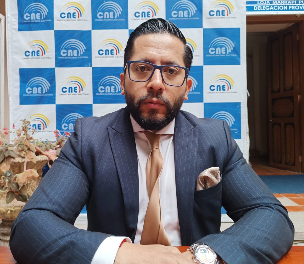 Luis Cisneros Jaramillo, director de la Delegación Provincial Electoral de Loja