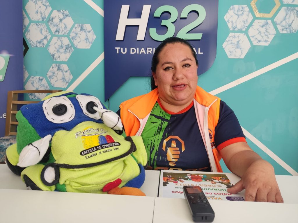 Teresa del Cisne Ochoa Ochoa, responsable del Departamento de Educación y Responsabilidad Vial de Rodar.