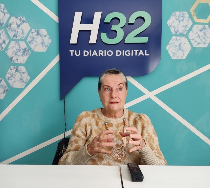 María de las Nieves Vidal Romero, defensora de los derechos humanos.