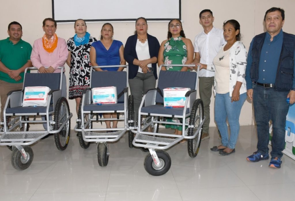 Hubo un acto especial el día de la entrega de las ayudas técnicas.