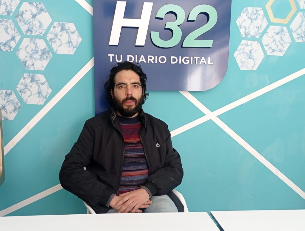 Ramiro Villamagua, integrante del Colectivo.