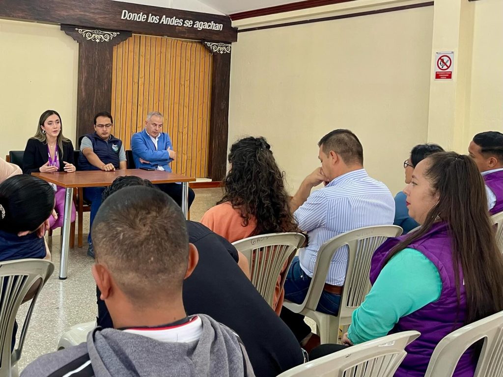 La reunión se desarrolló en la parroquia de Vilcabamba.