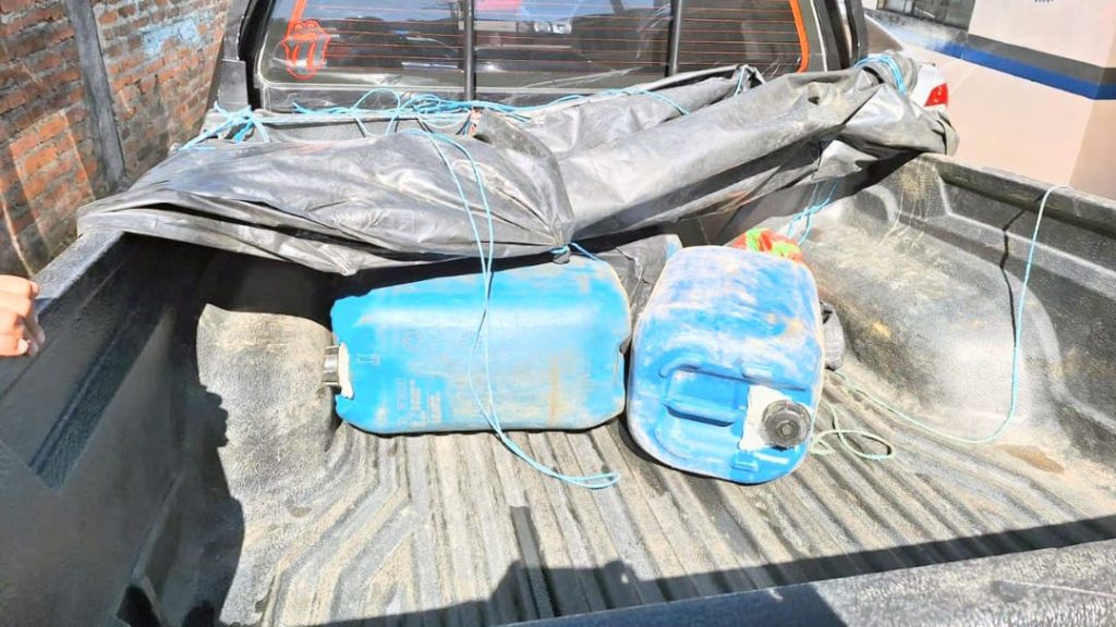 Ellos no justificaron la legalidad del carburante.