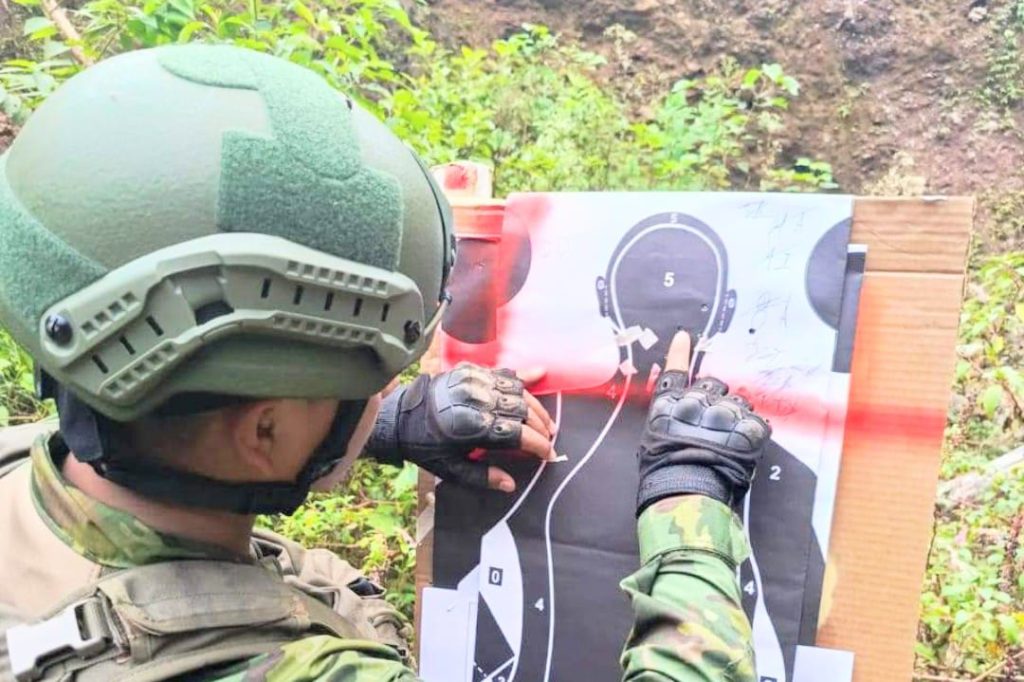 Los oficiales y voluntarios de ese cuartel realizan esa actividad.
