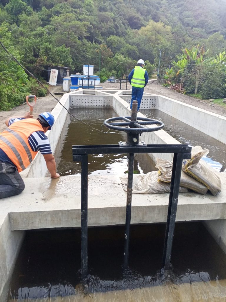 Los trabajos finales se desarrollan al momento en el sistema que, tras su entrega, regará productivas tierras malacatenses.