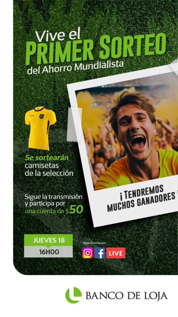 Promocional del primer sorteo realizado este jueves, 18 de julio de 2024.