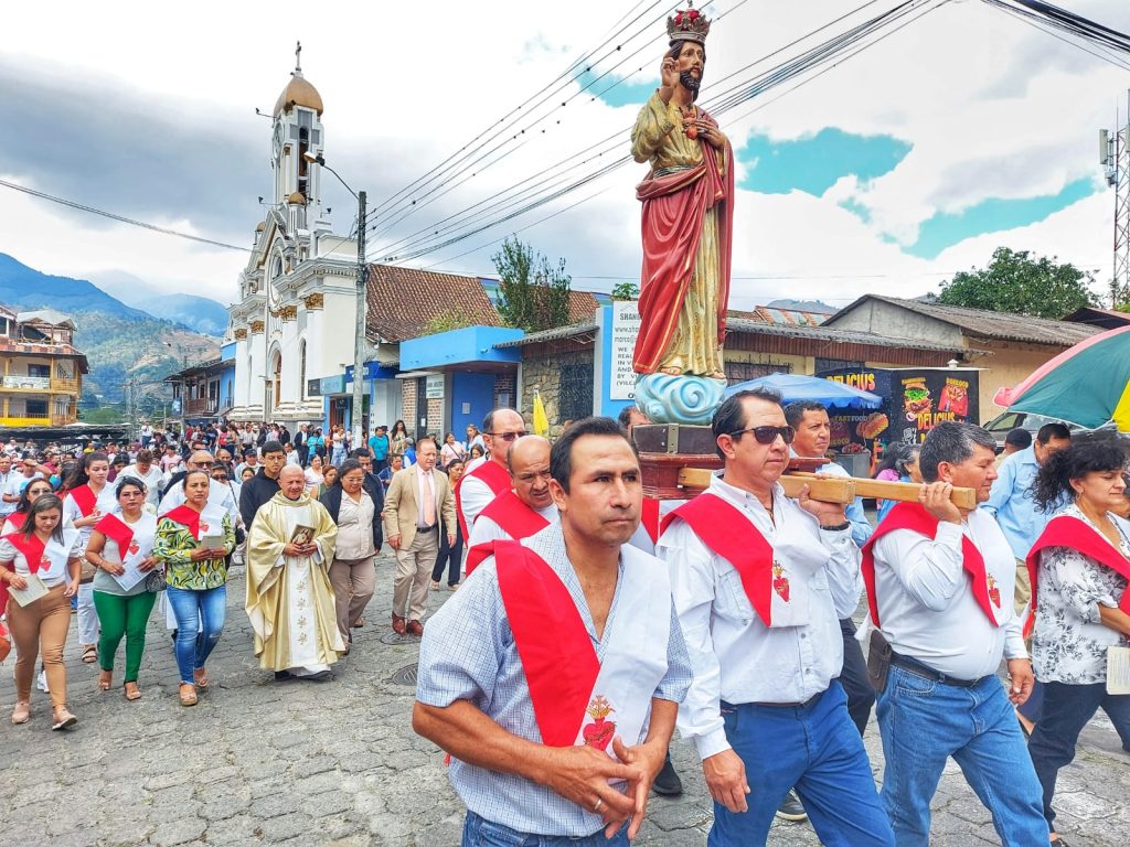 La procesión fue parte de los eventos organizados.