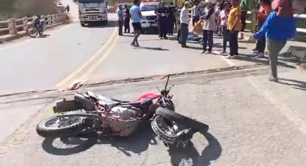 El accidente habría ocurrido a eso de las 14:30, de ayer.