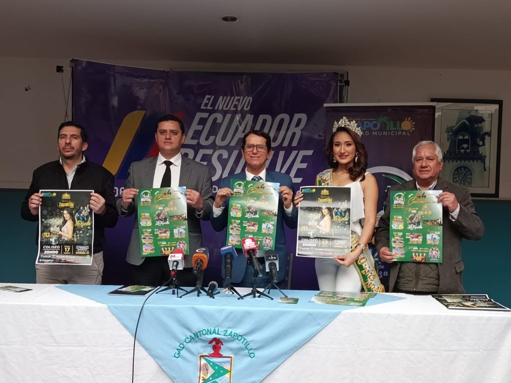 En Loja, la presentación de las festividades se realizó este martes 13 de agosto.