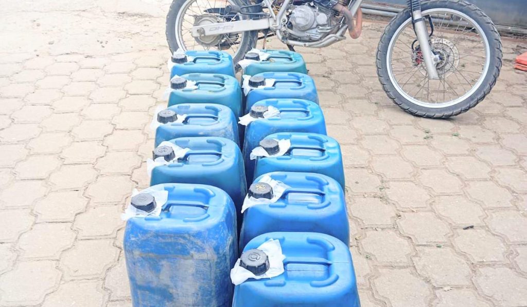 Quien transportaba el combustible no justificó la legalidad de ese producto.