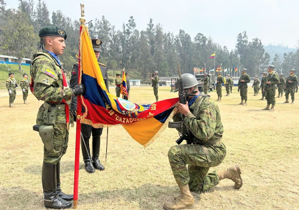 En el fuerte militar Miguel Iturralde se realizó la ceremonia militar.