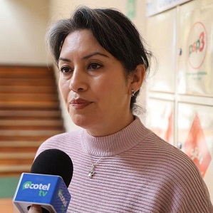 Sandra Rodríguez, presidenta de la JPE-Loja.
