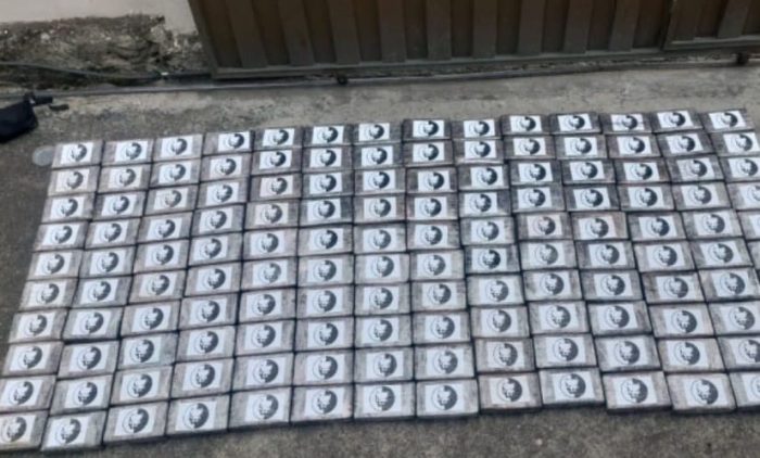 La droga que la Unidad de Investigaciones Antinarcóticos, de la Policía Nacional, decomisó en Zapotillo.